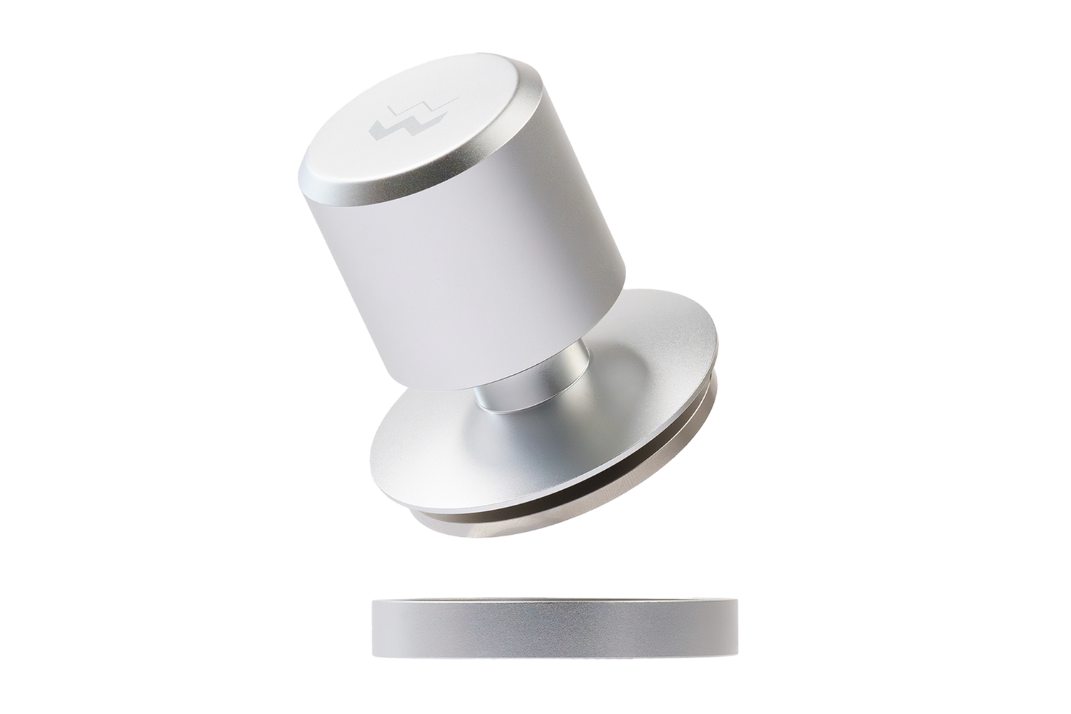 Really Nice Tamper - Silver Finish - Isometric View [silver]