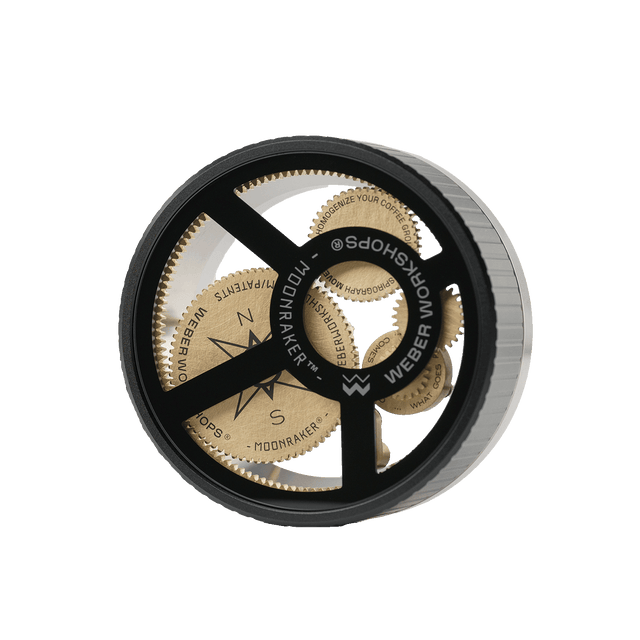 The MOONRAKER WDT espresso puck prep tool for baristas. De-clump and homogenize coffee grounds. Ultra Edition. [ultra]